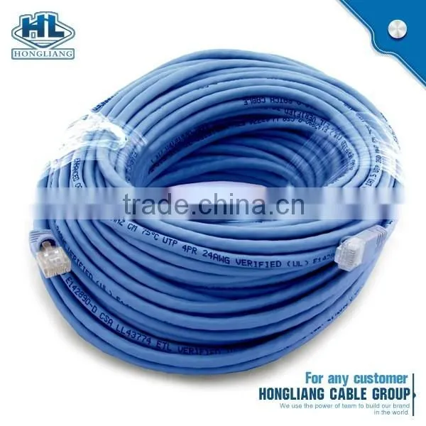 copper clad steel conductor PVC insulation 8x5x0.10mm Cat5 Cat5e cat6 Network Cable