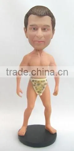Polyresin Sexy nude bobble head custom design