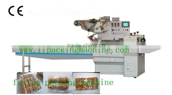multi-row biscuit on edge wrapping machine with CE certificated