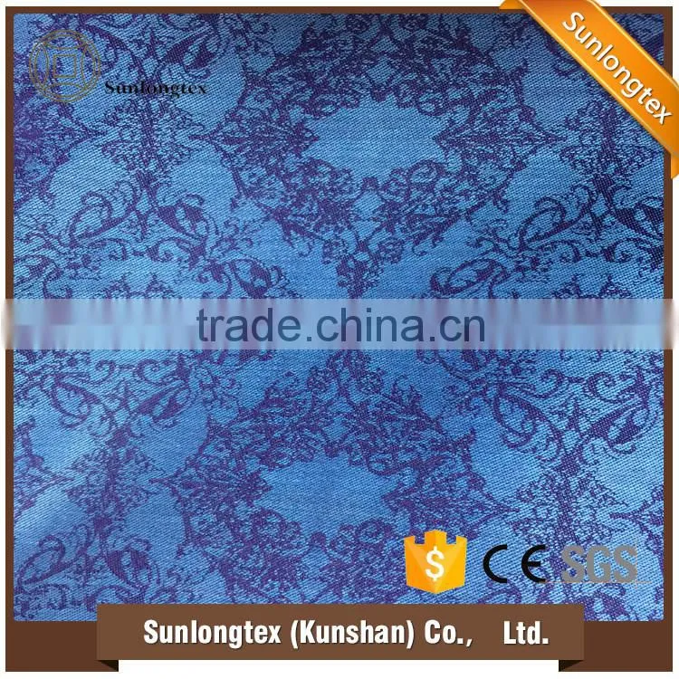 Hot new retail products denim jacquard fabric products imported from china