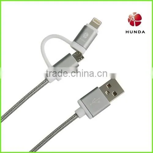 mobile phone flashing charger data cable 2.4A