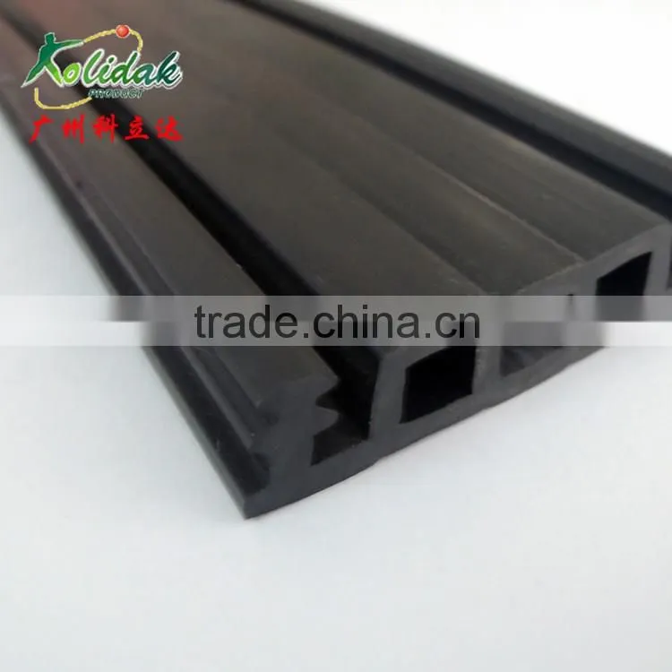 E shape Three holes TPV rubber strip plastic strip