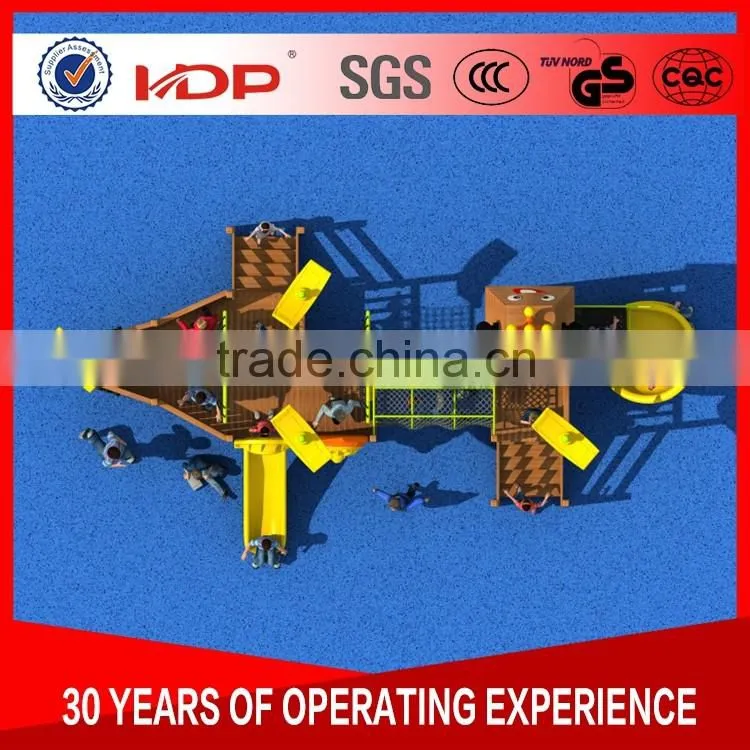 Factory price heavy duty wooden equipment, cheap playground equipment