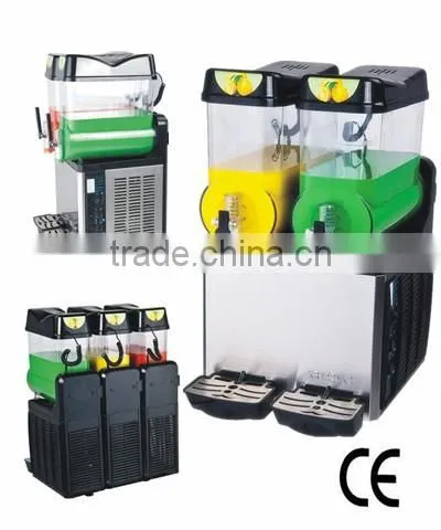 Stainless steel commercial slush machine(CE approved) XRJ-12L*2