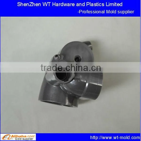 precision ABS plastic injection connector with screw mould