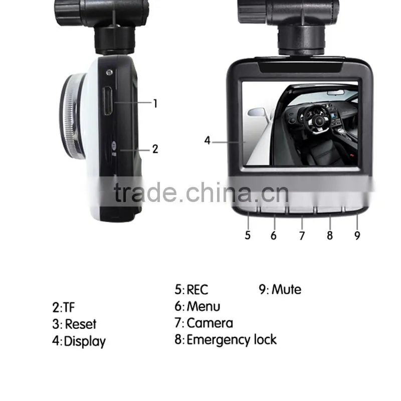 2.5 inch LCD FHD1080p manual car camera hd dvr