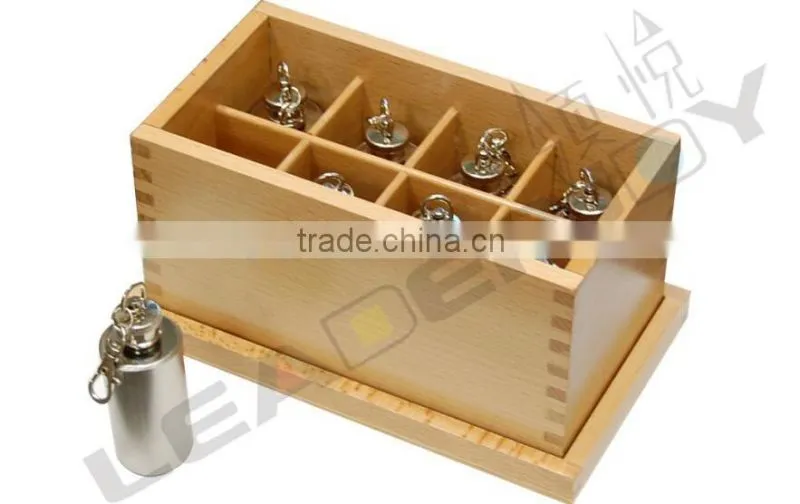 Teaching toys for montessori material thermic bottles with box
