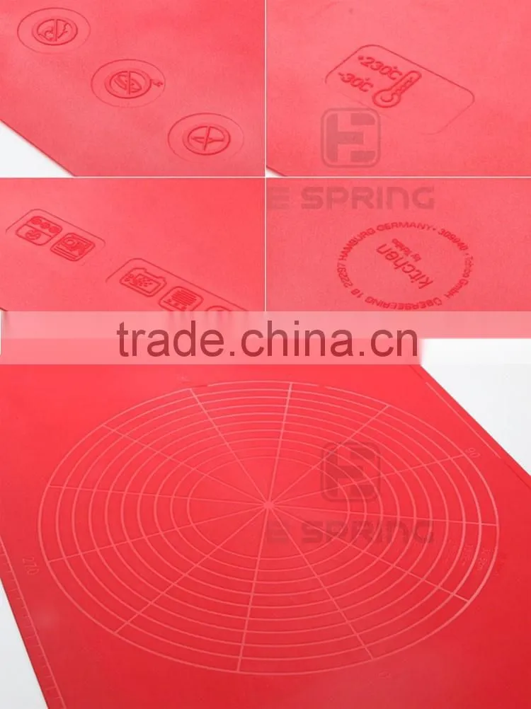 2016 hot sale heat-resistant silicon table mat