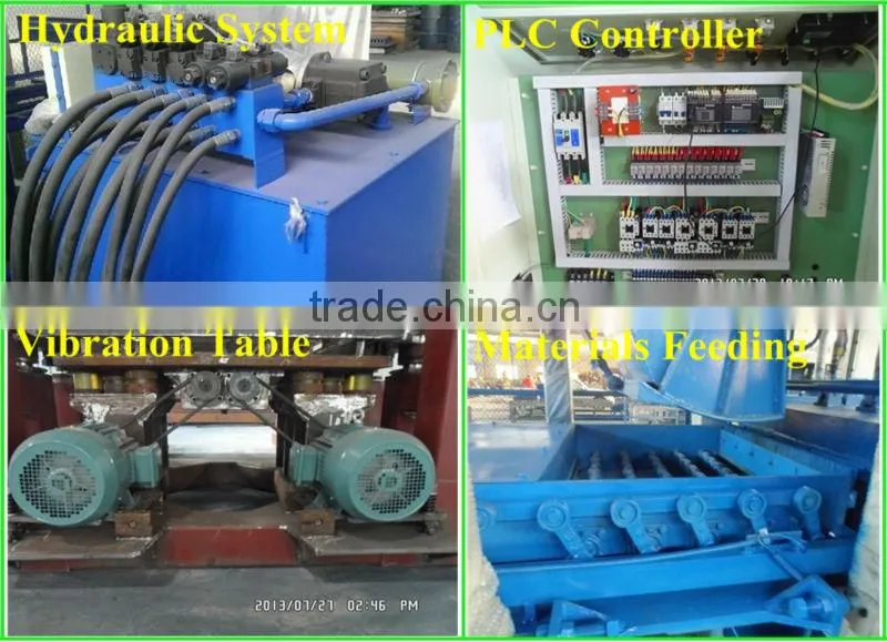 QT4-15 Cement block making machine with Easy Operation and High Capacity