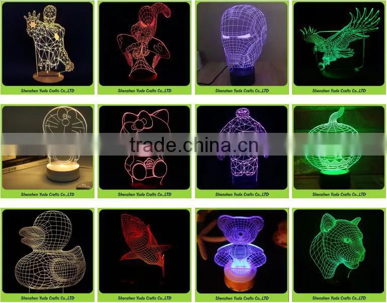 Factory Direct Selling High Quality Acrylic Small Night Light Christmas Lamp