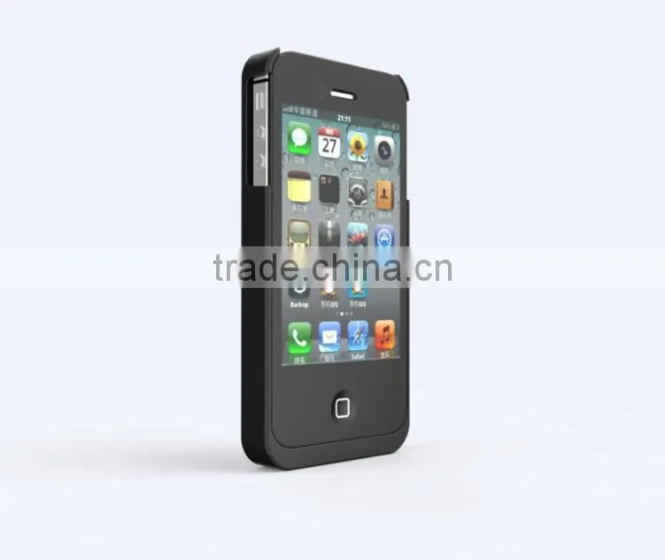 QI standard wireless charging phone cover case receiver for iphone4/4s