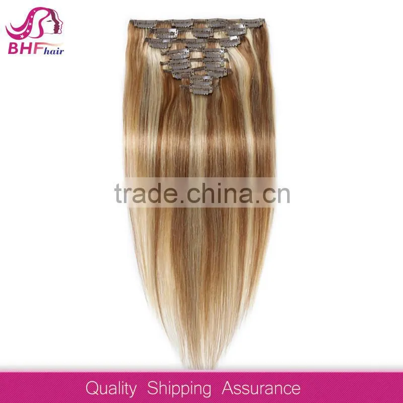 100 Real Remy Human Hair Extension Clip Ons
