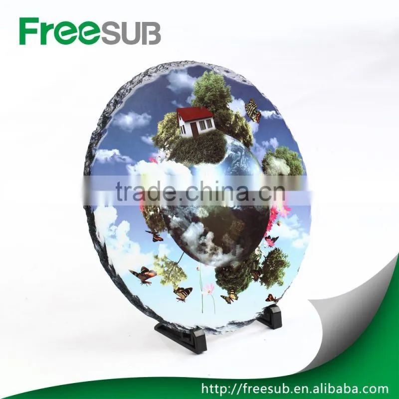 Hot sale DIY photo rock slate blank sublimation custom slate coasters