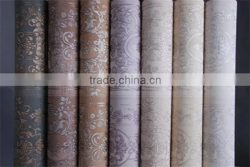 home decoration high quality pvc wallpaper/wall paper