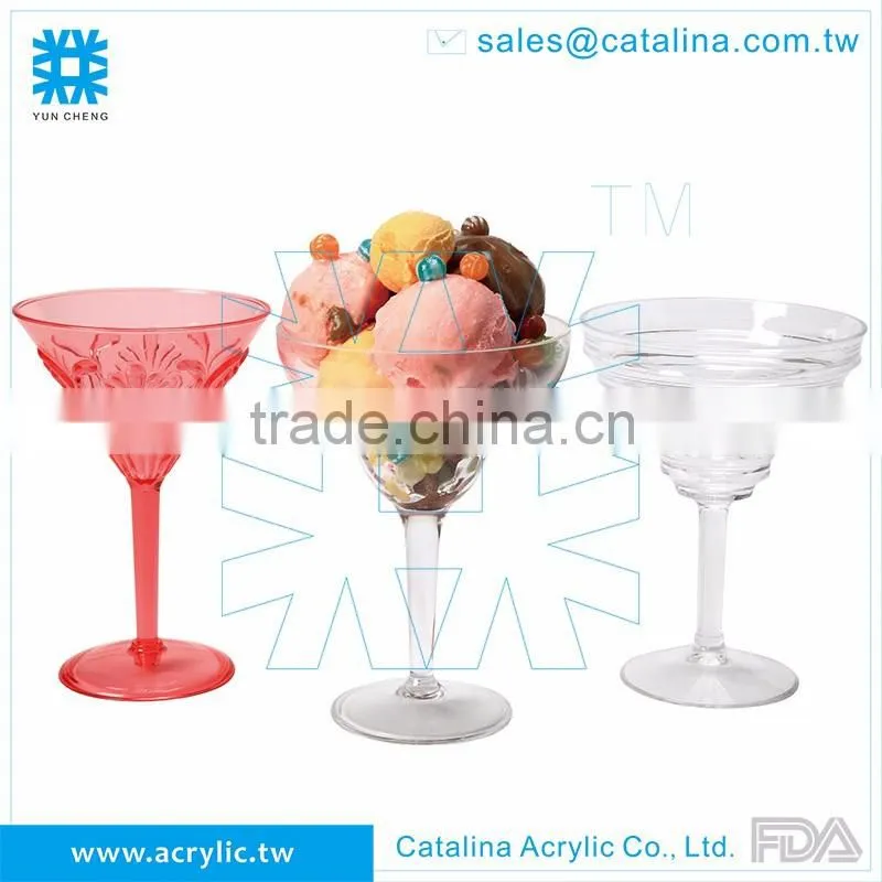 Sweety 12oz plastic dessert sundae ice cream cup