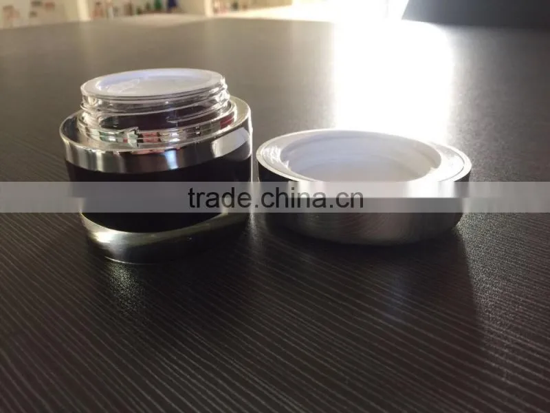 new product large size plasitc cosmetic packaging acrylic cosmetic jar
