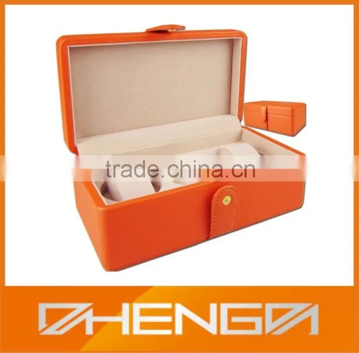 Best Sell custom made brown piano finish wooden watch packaging boxes (ZDS-F218)
