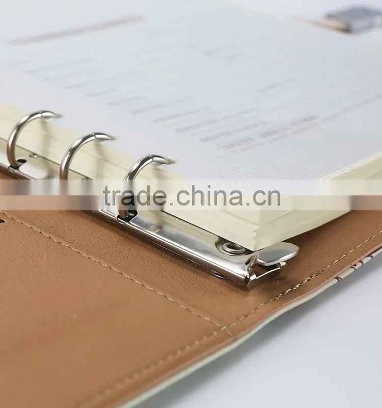 Plaro factory direct sale diary notebook with pen attached