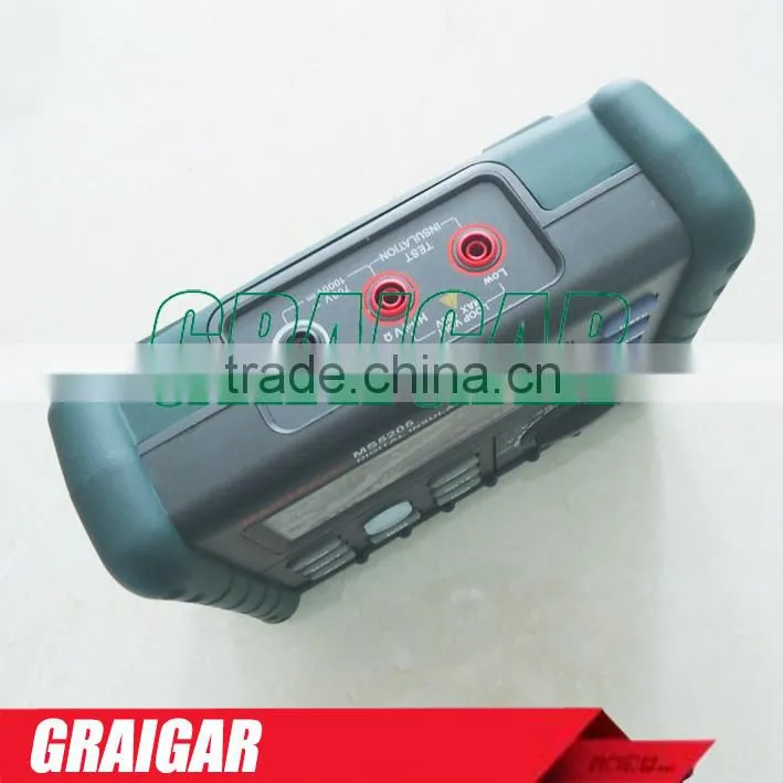 Megger High Precision Digital Insulation Resistance Meter Tester Multimeter 10G 2500V MASTECH MS5205