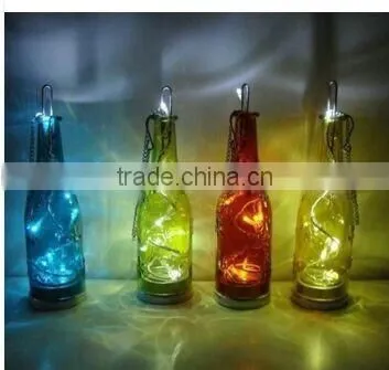 Christmas gift LED Light Insert Mercury Glass Bottle votive Glass Bottle with LED Light Wholesale