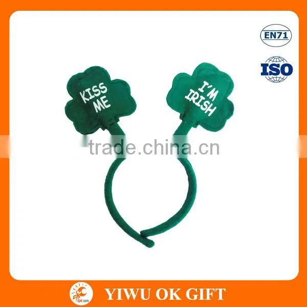 Party Suppliers St Patrick's Day Irish Green Tiara Headband