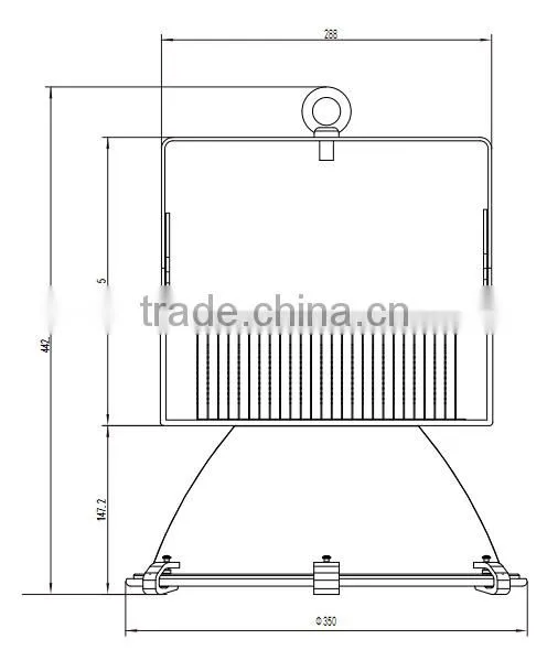 2015 Top Quality Commercial Outdoor Led High Bay Lighting 200W LED Industrial