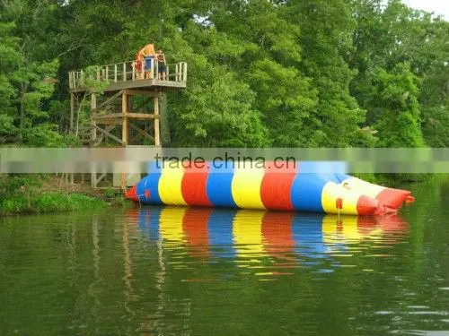most exciting games inflatable water catapult blobs