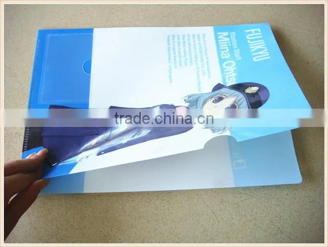 2014 Hight Quality PP Plastic Folder Document Folder