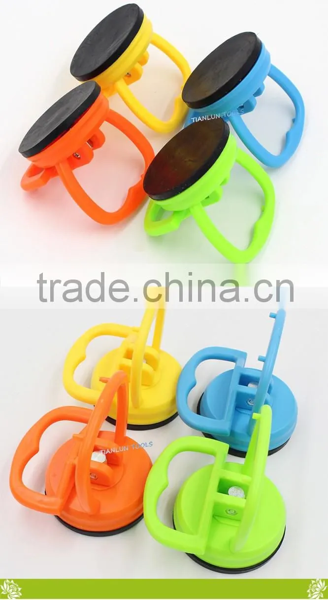 Plastic Single claw Car Vacuum Glass Suction Lifter,5''aluminium glass suction cup,2'' inch mini glass sucker