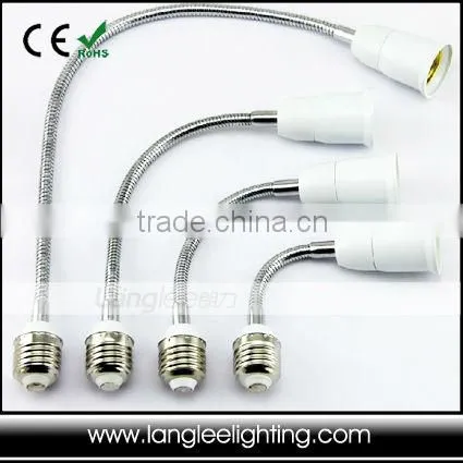E27 Light Lamp Bulb Flexible Extension Holder adapter Converter