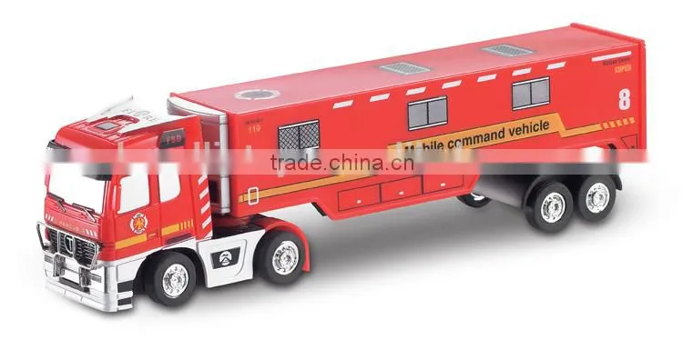 4 channel 1:87 remote control fire truck,electric fire engine car