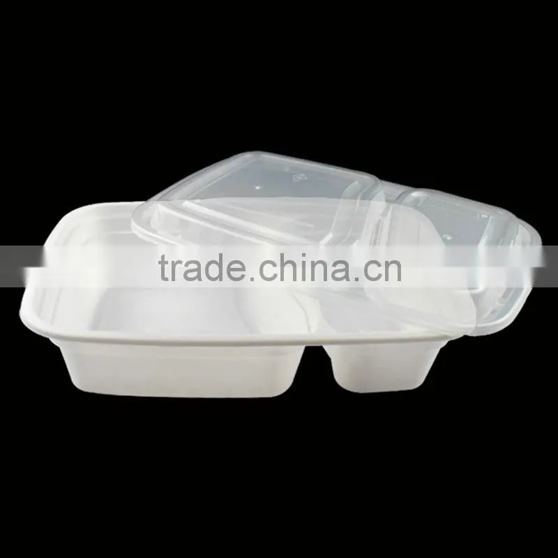 Convenient & disposable take-away food container lunch box
