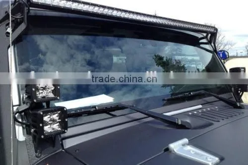 LED Light Bar Windshield A-Pillar Mounting Brackets