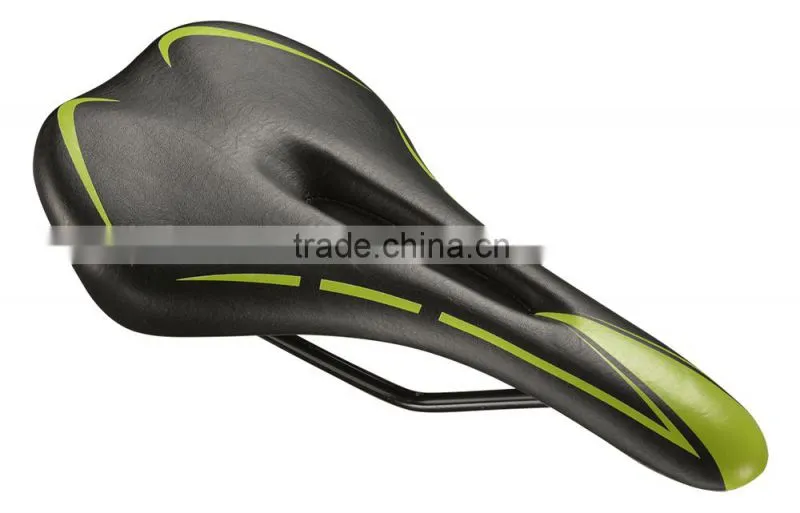 Popular PVC bicycle saddle, bike seat post for road bike mountain bicycle