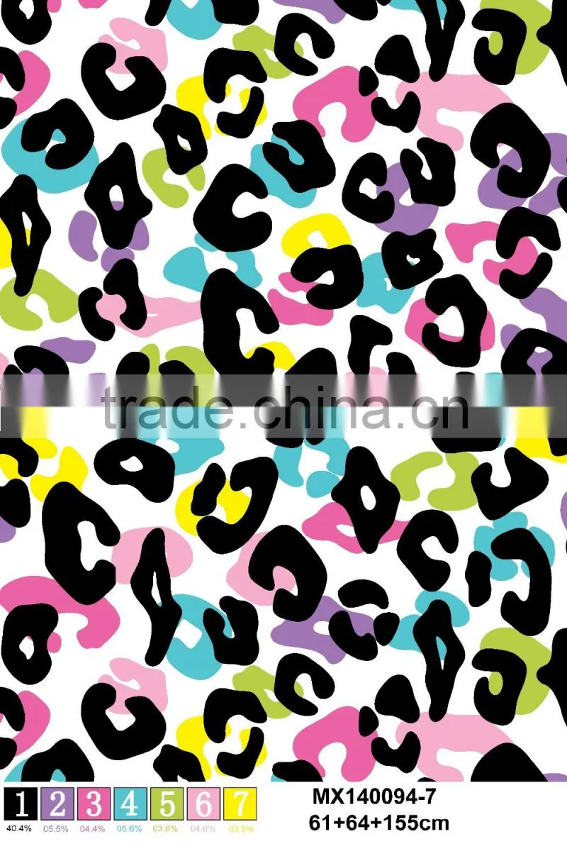 Print microfiber fabric
