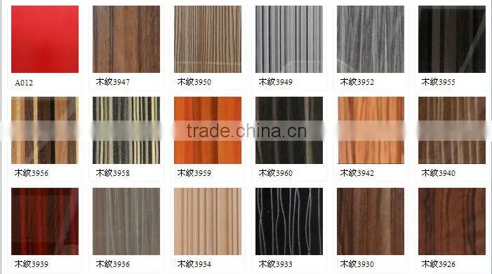 wood grain foil for outside doors