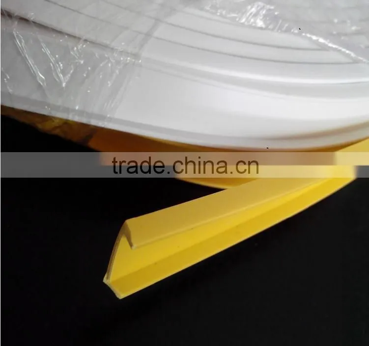long side u channel pvc edge trim for the table