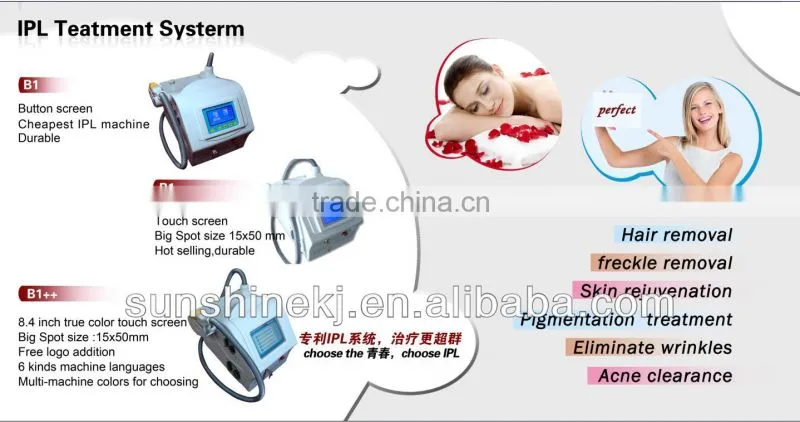 2014 New Portable High Power hair removal epilation ipl for home use