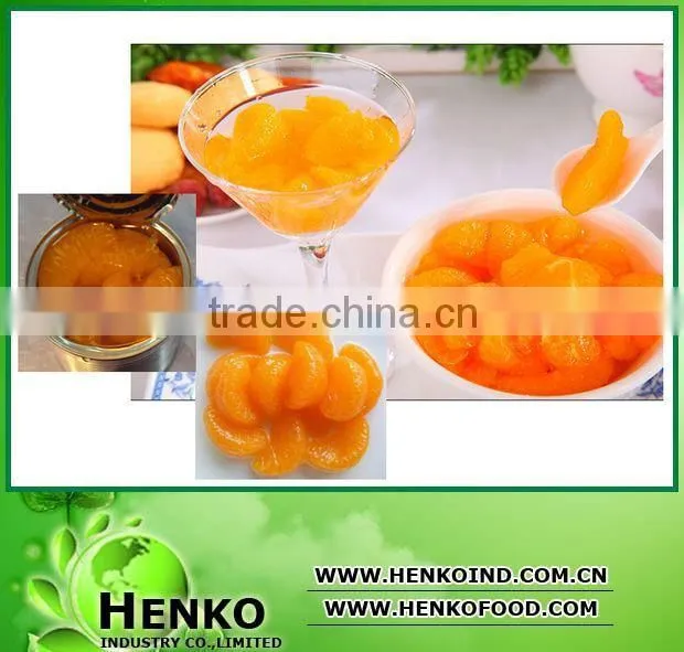 312g canned orange in hot sell