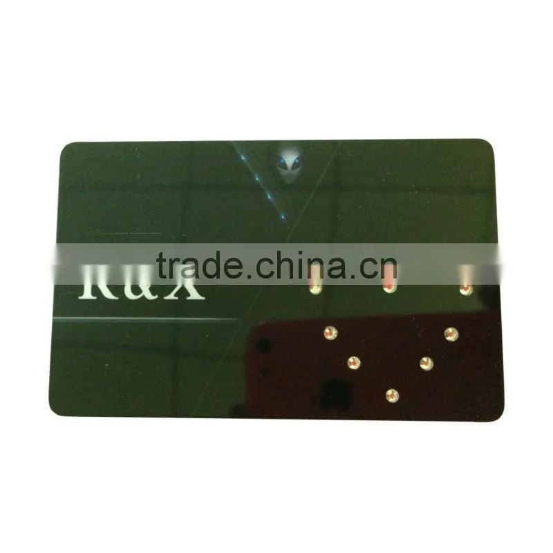 Cheap Price High Quality Engraved Black Metal Business Cards