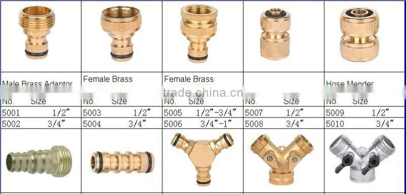 brass adaptor for hoses