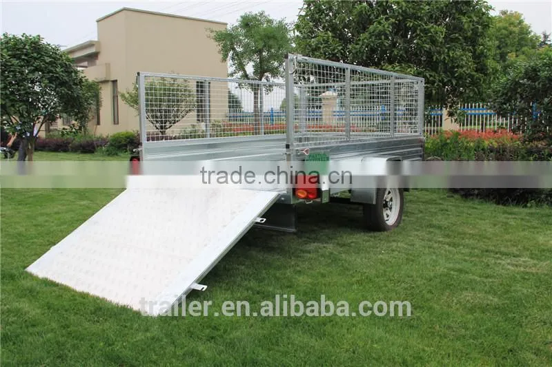 8x5 galvanised caged Trailer