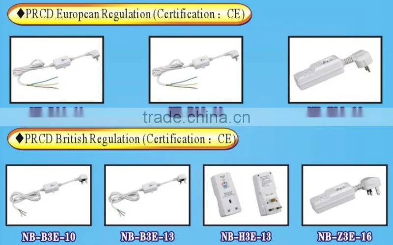 Supply NANDAO BRAND electric water heater leakage protection Plug and Sockets Action current4-30ma