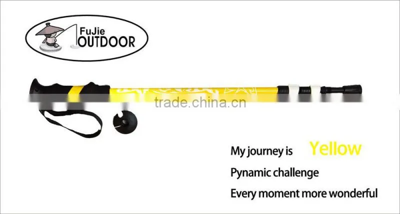 Lightweight EVA Handle Aluminum External Lock Trekking Pole