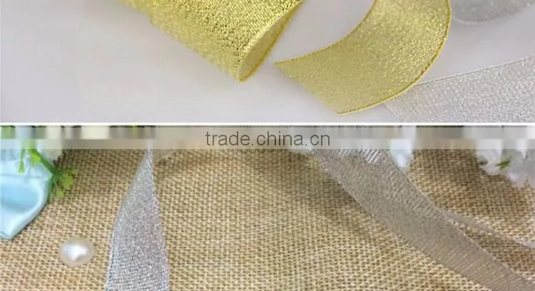 Multiple colour glitter band Metallic yard gift packing Festival LUREX decoration