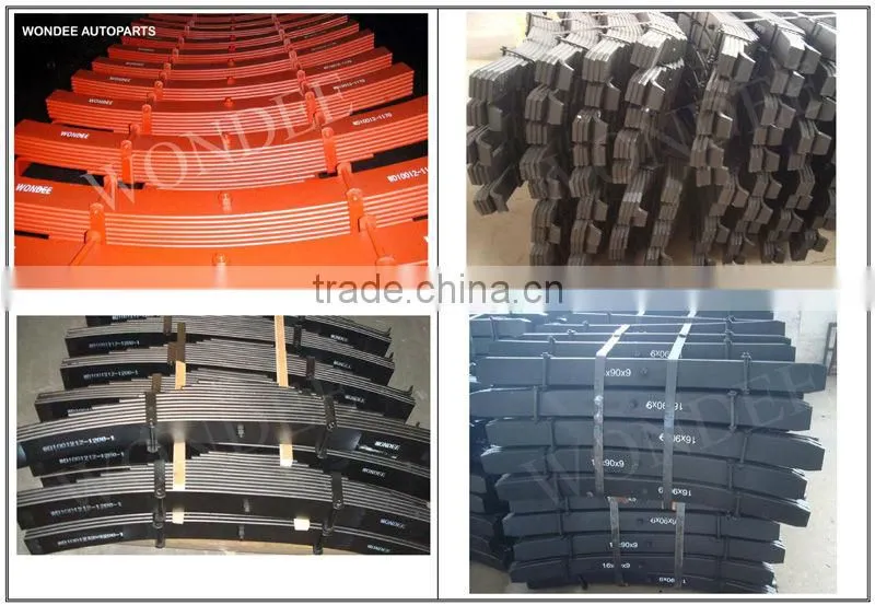 Asia Market Conventional Trailer Fuwa Type Leaf Spring