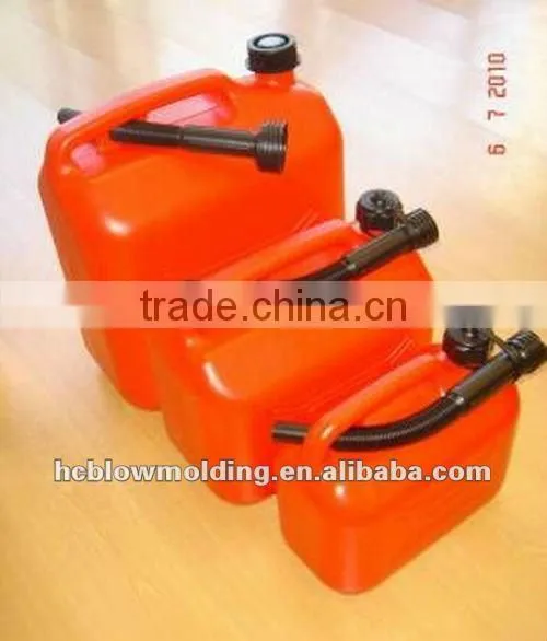 OEM blow molding plastic HDPE Fuel jerry cans with spout gasoline can, fuel can