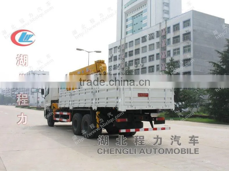 Dongfeng 6*4 crane truck for sale