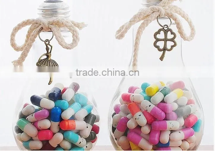 500ML Fashion gift Big Mouth Light bulb bottle Plastic Drink Cup
