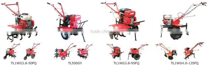 removable tyres cultivator tire tiller 6 12 with agriculture rotary tiller parts for sale